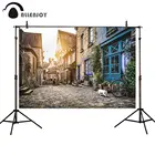 Фон для фотосъемки Allenjoy с изображением кирпичной стены уличной архитектуры природного ландшафта фон для фотобудки Новое поступление оригинальный дизайн