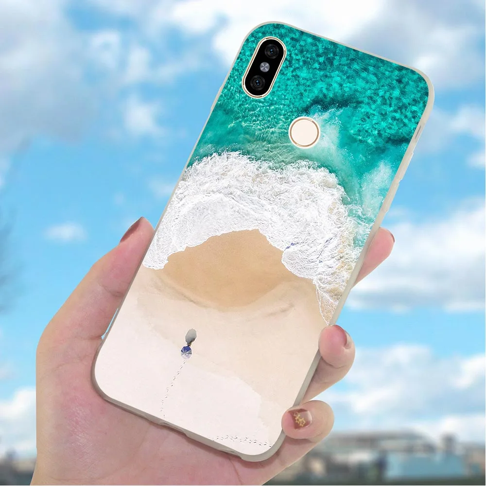 Мягкий ударопрочный чехол из ТПУ для телефона Redmi Note 5 Pro Ocean Sea 4X A2 A1 4A Plus 5A Prime 6A 7 6