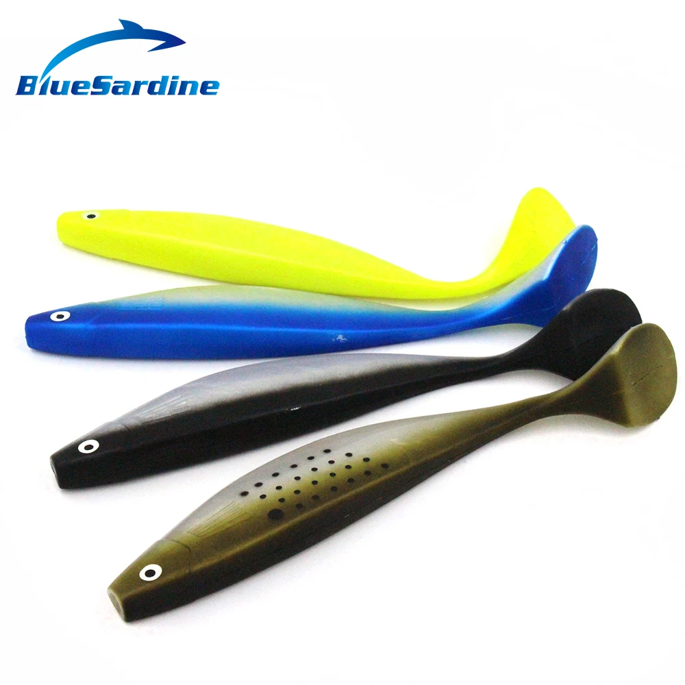 BlueSardine 70 г 24 см 4 шт. мягкий крючок для рыбной ловли Pesca Peche искусственные мягкие