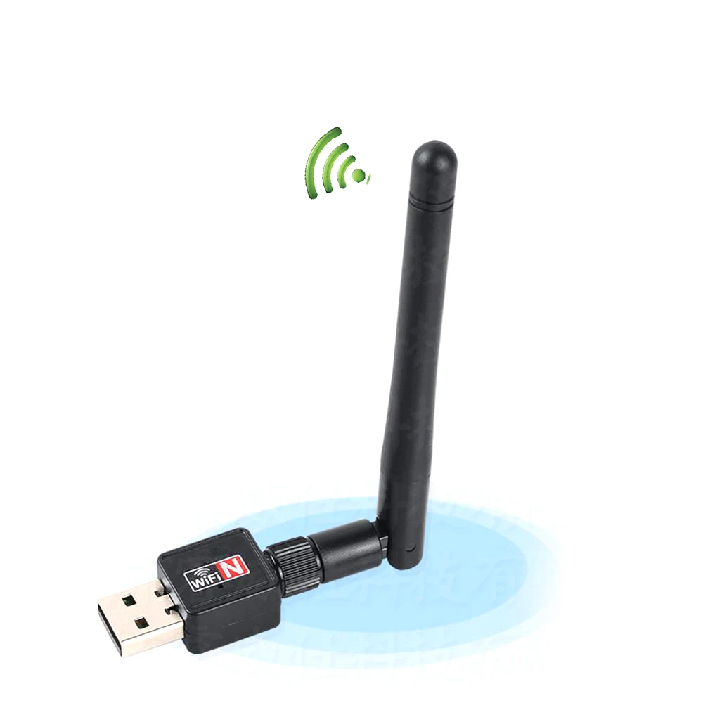 Мини USB Wifi адаптер 150 Мбит/с 2 дБ WiFi ключ MT7601 Wi-Fi приемник беспроводная сетевая