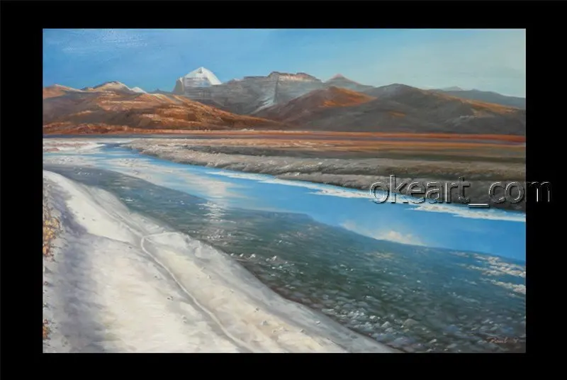 Ручная роспись импрессионистов пейзаж картина маслом морской украшения дома