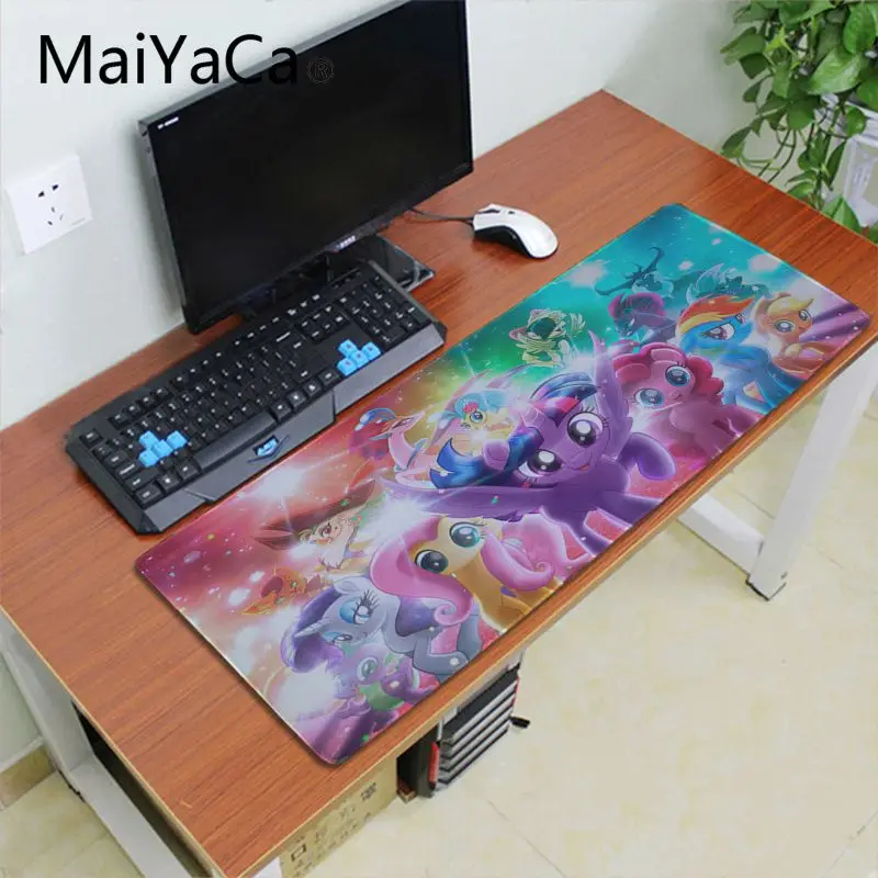 Игровой мягкий коврик для мыши Maiyaca с маленьким пони Офисная мышь игровой ПК