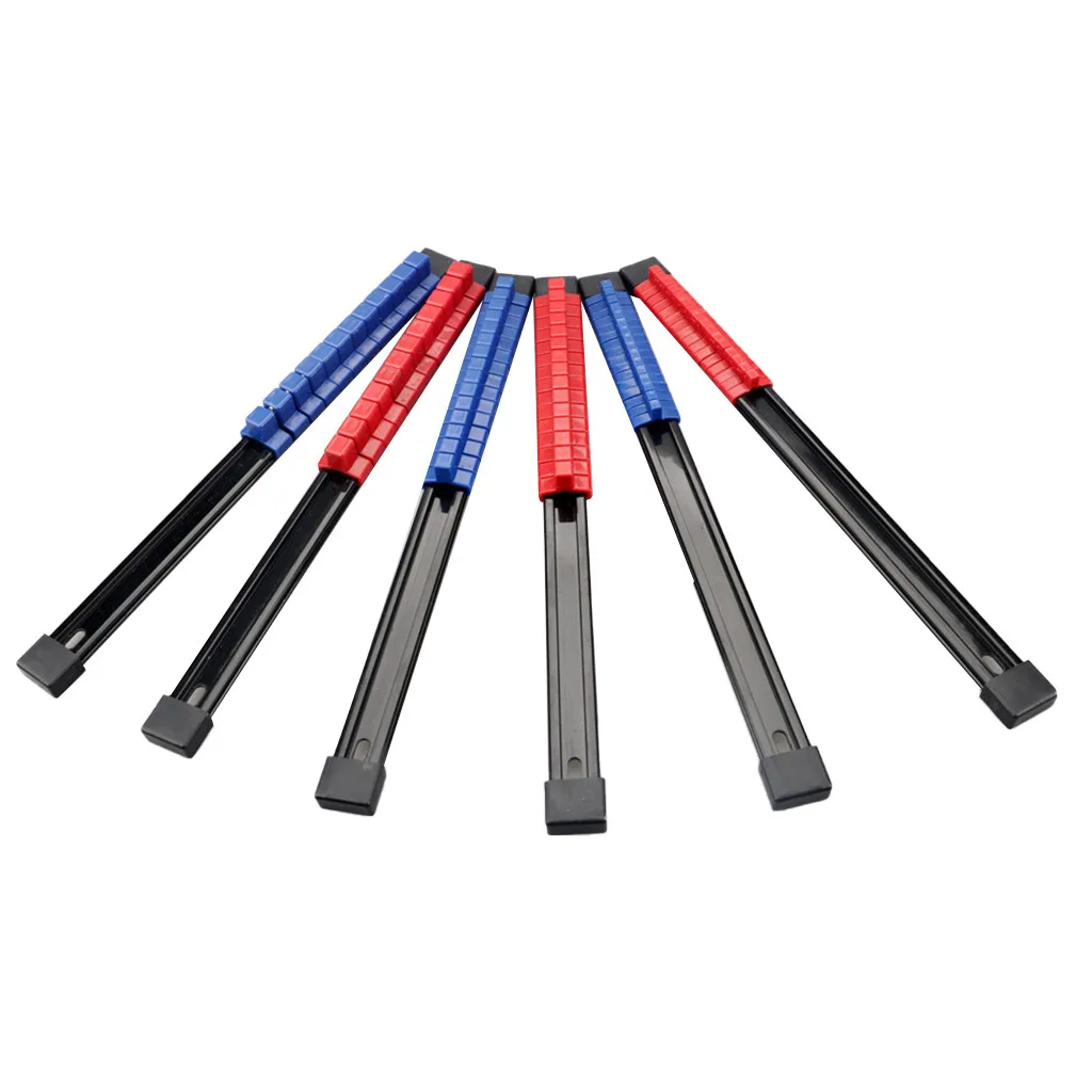 6 шт. Пластиковые Двухсторонние гнездовые рельсовые стеллажи держатель