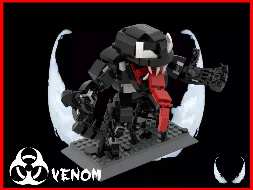 Блоки MOC Venom Q версия супергерой совместимый Legoelys | Игрушки и хобби