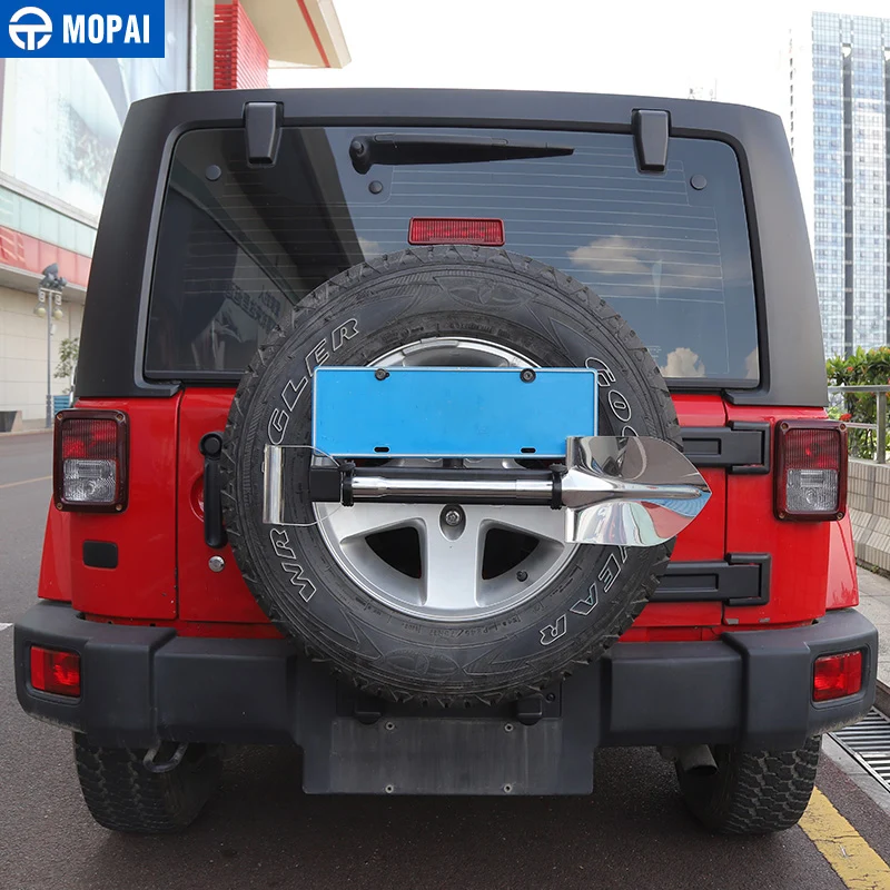 MOPAI Автомобильный держатель для запасных шин с флагом кронштейн номерного знака