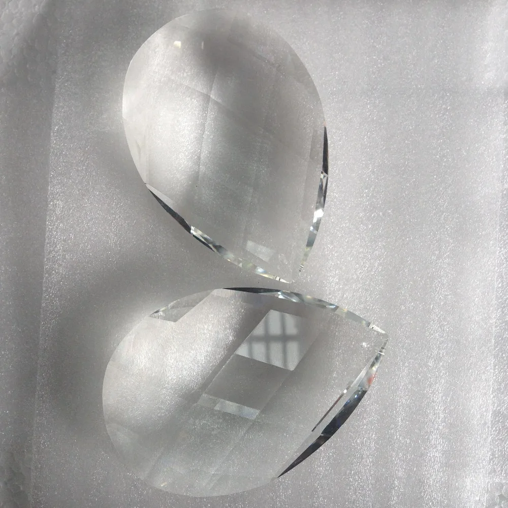 

Factory Price 1PCS 89mm Clear Crystal Chandelier Parts,Suncatcher Prism Lighting Crystal Pendants