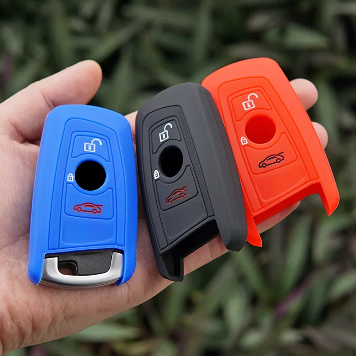 Силиконовый чехол для ключа BMW 1 2 3 5 7 SERIES X1 X3 X4 X5 X6 E46 E53 F30 F31 F10 F20 GT|silicone key fob|silicone fob