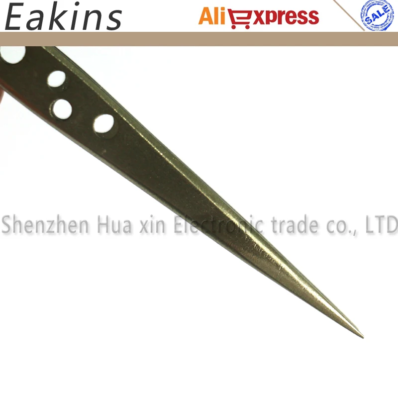 3 шт./компл. Немагнитный Пинцет из нержавеющей стали с матовой полировкой плоские