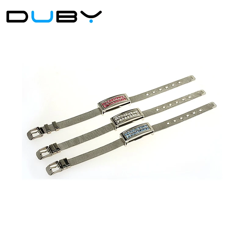 Металлический USB флеш-накопитель в виде браслета с кристаллами 8 ГБ 16 32 |