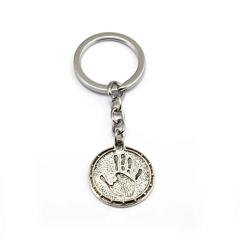 New Game DARK SOULS 3 Keychian Palm Print Mark Metal Key Chain Ring For Men Car Women Bag Jewelry Chaveiro Figure Porte Clef | Украшения и