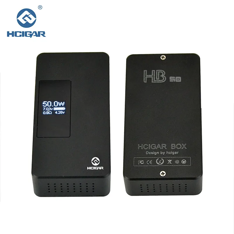 Оригинальный Hcigar HB 50 коробка мод 7 Вт гравитационный контроль Регулировка