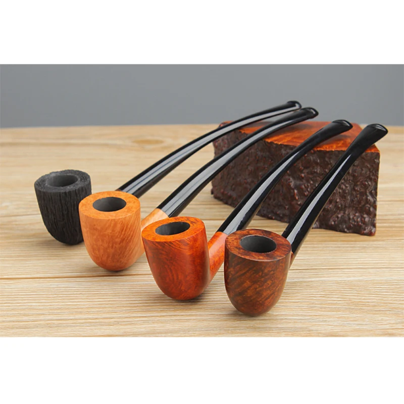 Деревянные дымовые трубы Подарочная коробка мундштук трубка высокого качества