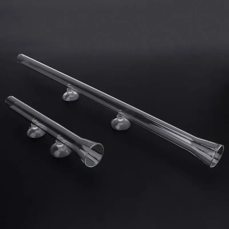 Трубка для кормления аквариума стеклянная кормушка креветок присоска толщина 3