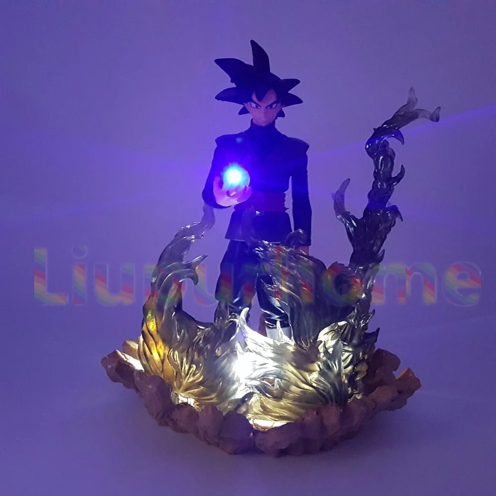 Dragon Ball Z Сон Гоку черный zamasu LED Night Lights DIY привело сцены аниме Dragon Ball Z DBZ светодиодные настольные лампы Рождественские Декор