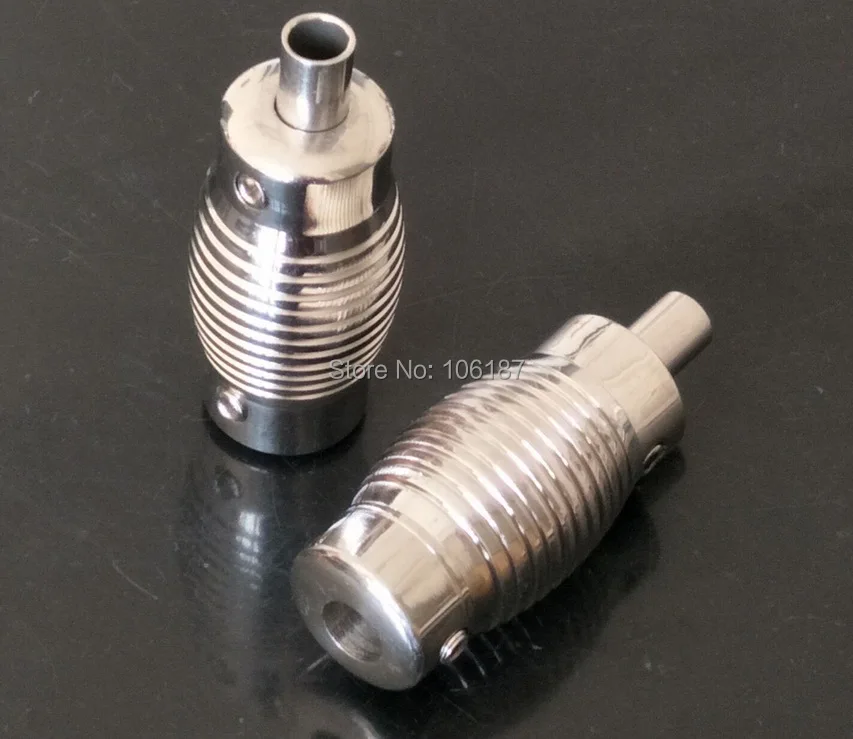 2Pcs 22mm New Arrival Silver Stainless Steel Tattoo Machine Tubes Grips High Quality For Needles Tips Supply | Красота и здоровье