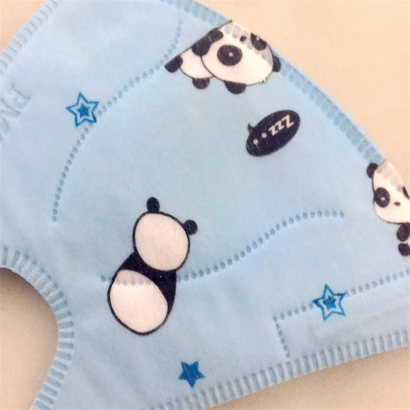 3 шт складные нетканые Valved маски PM2.5 пылезащитные одноразовые маски для детей с милым принтом ушной петли респиратор крышка