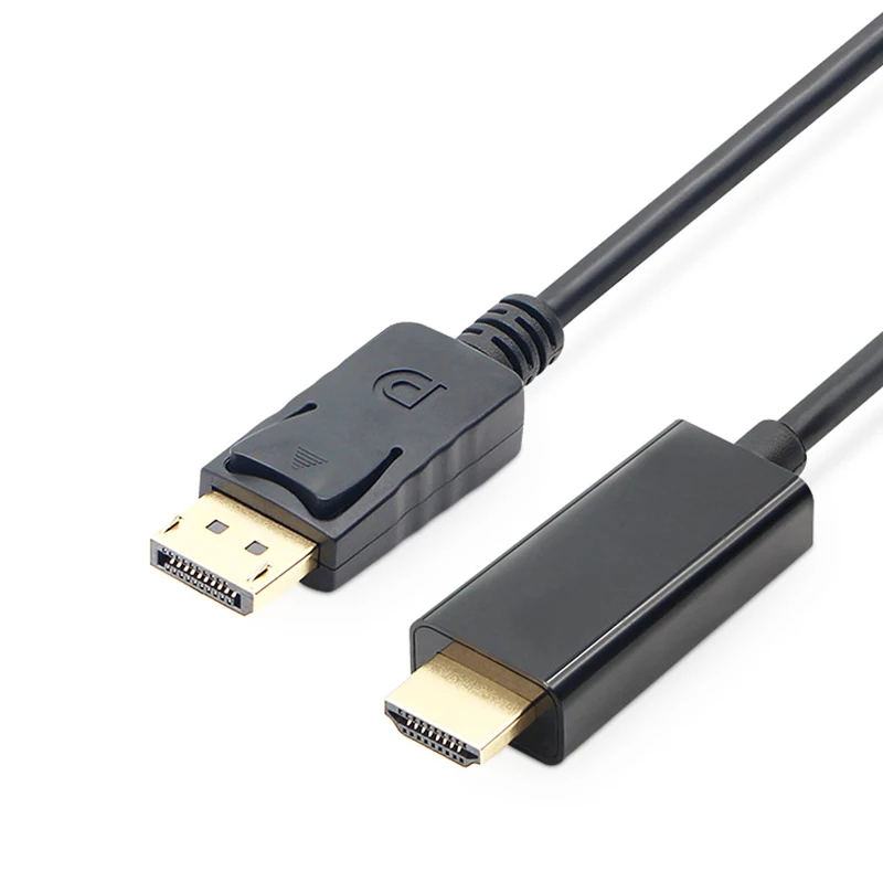 6ft 1.8M Display Port Displayport DP Male To HDMI Cable Adapter Converter for Apple Samsung PC Laptop HD Projector |