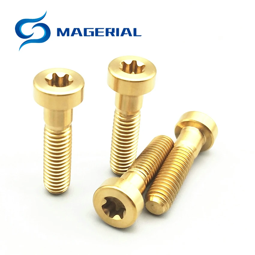 Титановый болт M6X25mm Ti Болт тормозной фиксации XT/XTR785 8000 золото/несколько цветов для шоссейного и горного велосипеда 5 класса Ti крепеж 2 шт