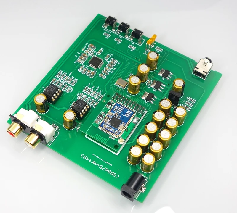 CSR8675 Bluetooth 5,0 декодер плата ЦАП Поддержка APTX HD AK4493 RCA Усилитель для наушников динамик 24 бит DC12V