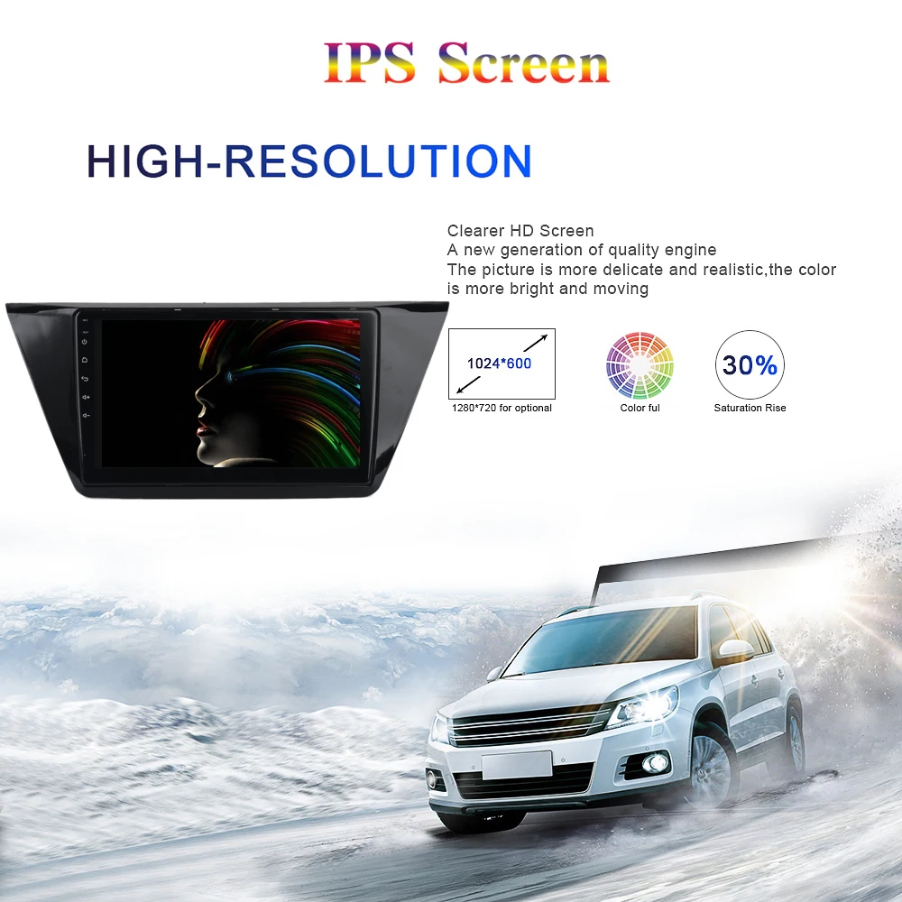 Android 9,0 Автомагнитола 2 Din gps Navi для VW Touran PX6 DSP ips HDMI 4 Гб+ 64 Гб RDS wifi USB BT AUX carplay карта