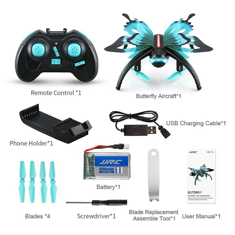 JJRC H42WH бабочка WI-FI с видом от первого лица Квадрокоптер дистанционным управлением