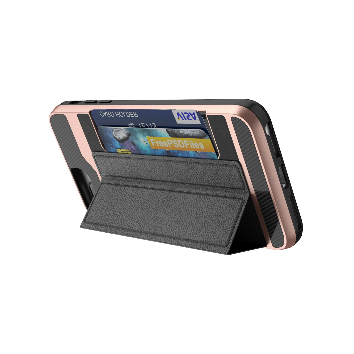 Чехол для iPhone 8/8 Plus с держатель карт WEFOR чехол-кошелек отделением кредитных Тонкий