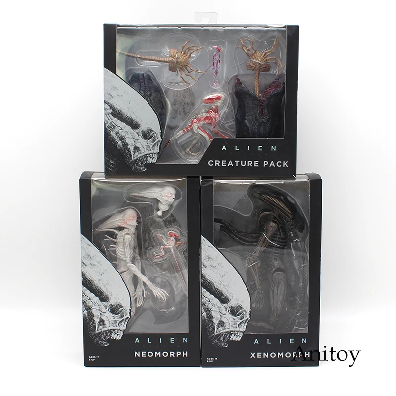 NECA ALIEN Xenomorph Neomorph Creature Pack ПВХ фигурка Коллекционная модель игрушки