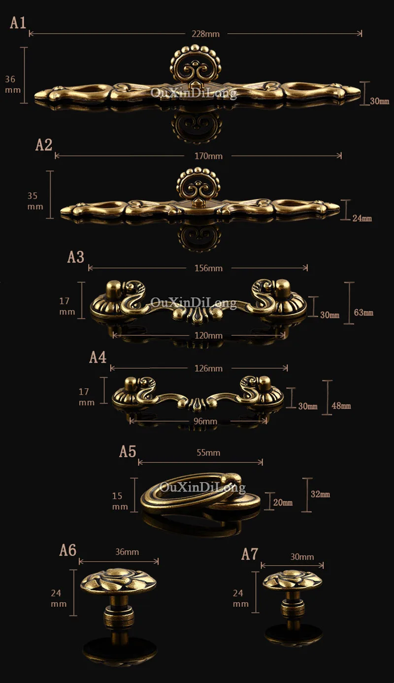 10 шт. мебельные ручки в античном стиле|handles and knobs|furniture handlekitchen pull handle |