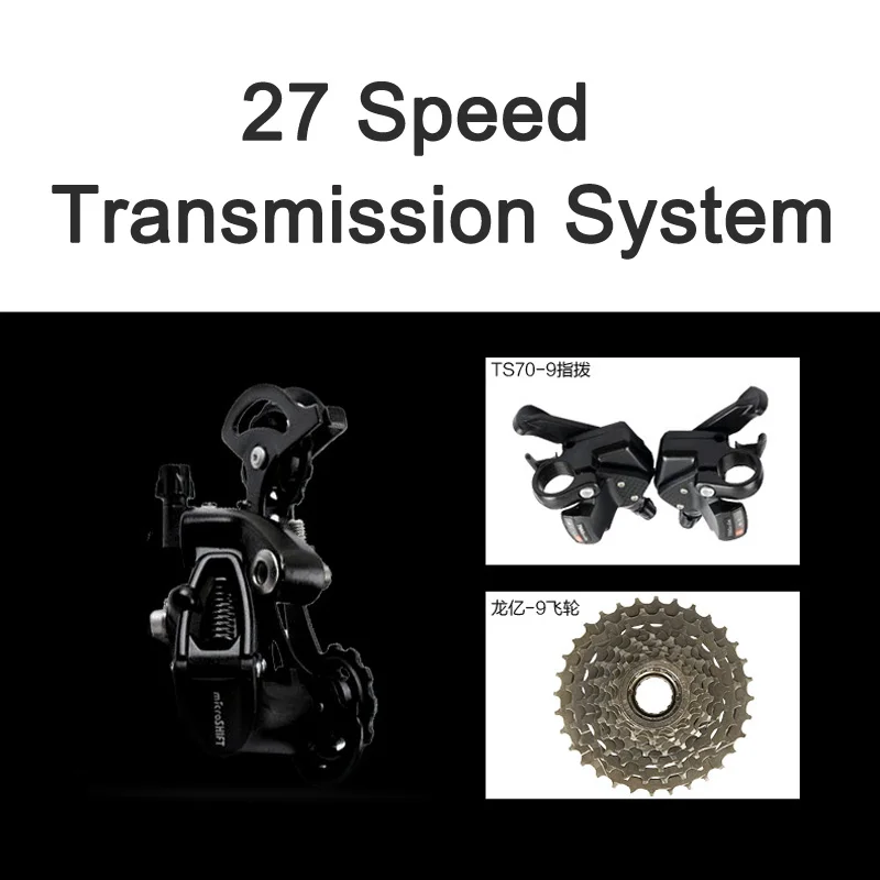 XT750D 27 скоростей 500 Вт Супер мощность высокого качества 2" складной электрический велосипед, 36 В Скрытая литиевая батарея горный велосипед MTB