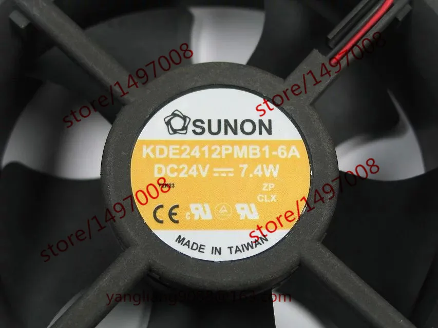 SUNON KDE2412PMB1 6A DC 24V 7 4 W 120x120x38mm вентилятор охлаждения сервера|square fan|server fandc 24v fan |
