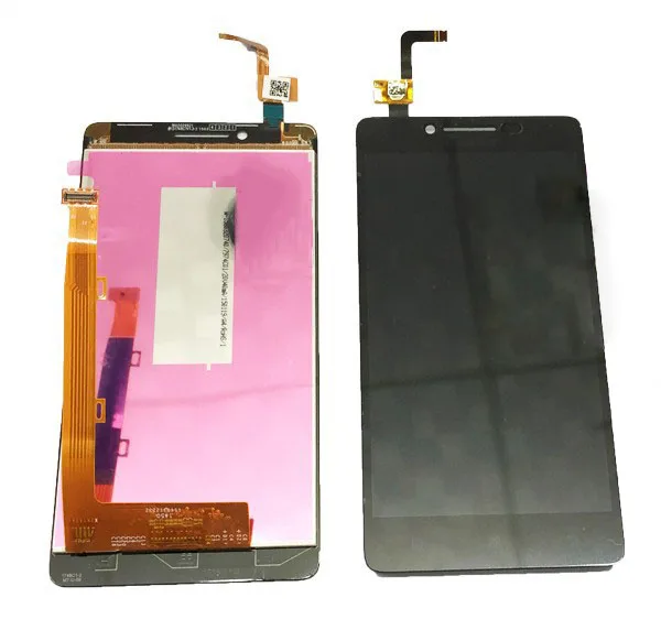 ЖК дисплей и дигитайзер тачскрина в сборе для Lenovo A6000 K3 Lemon K30 T черного цвета с