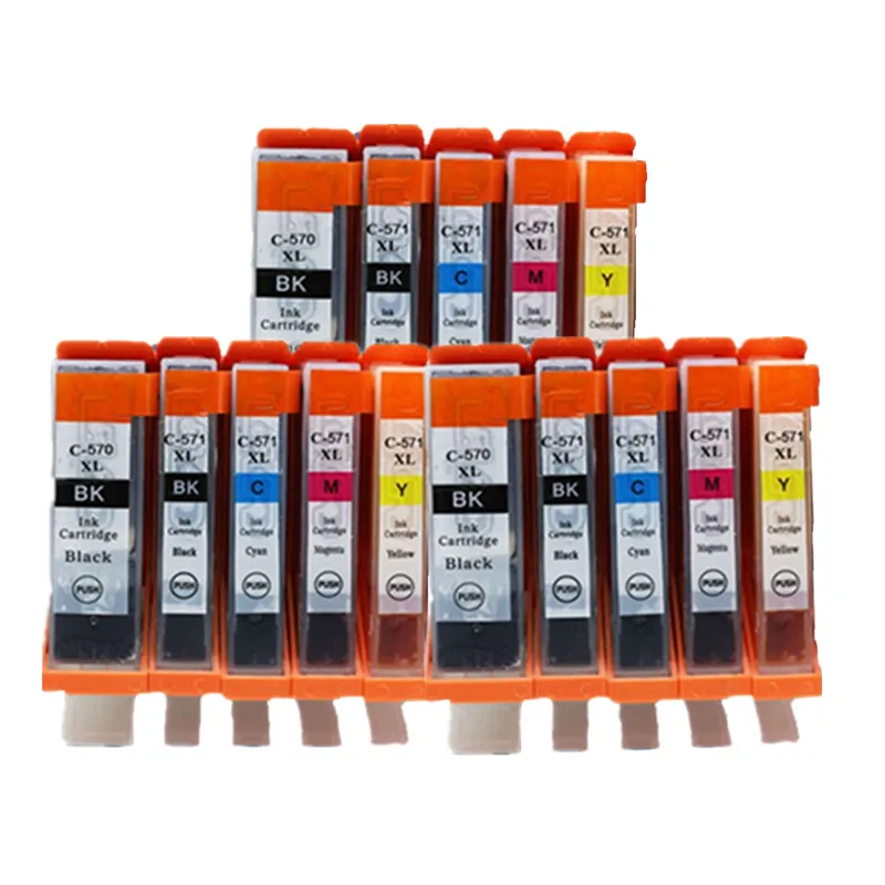 3SET 5 PGI 570 570XL PGI-570 PGI570 PGI570XL PGI-570XL CLI-571 чернильный картридж сменный для Canon MG7750 MG7751 MG7752 MG7753 - Цвет: 3SET 5