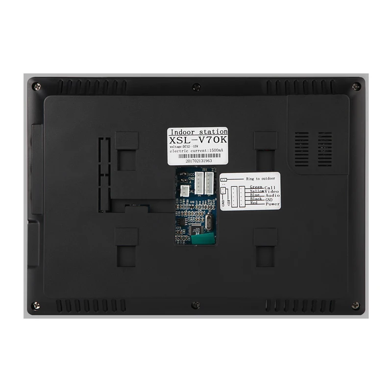 Бесплатная доставка Новинка 7 &quotсенсорная кнопка видеодомофон система дверного