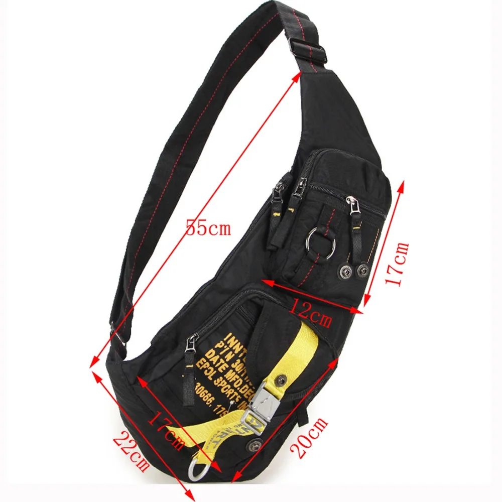 Нейлоновая сумка мессенджер через плечо для мужчин рюкзак слинг в стиле милитари