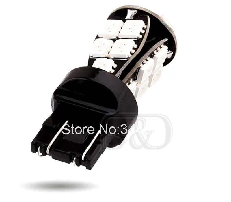 7443 7440 красный 21 SMD CANBUS OBC Error Free задний стоп-сигнал светильник s w21/5 Вт Светодиодный автомобильные лампы основного хода автомобиля светильник источник 12V D010