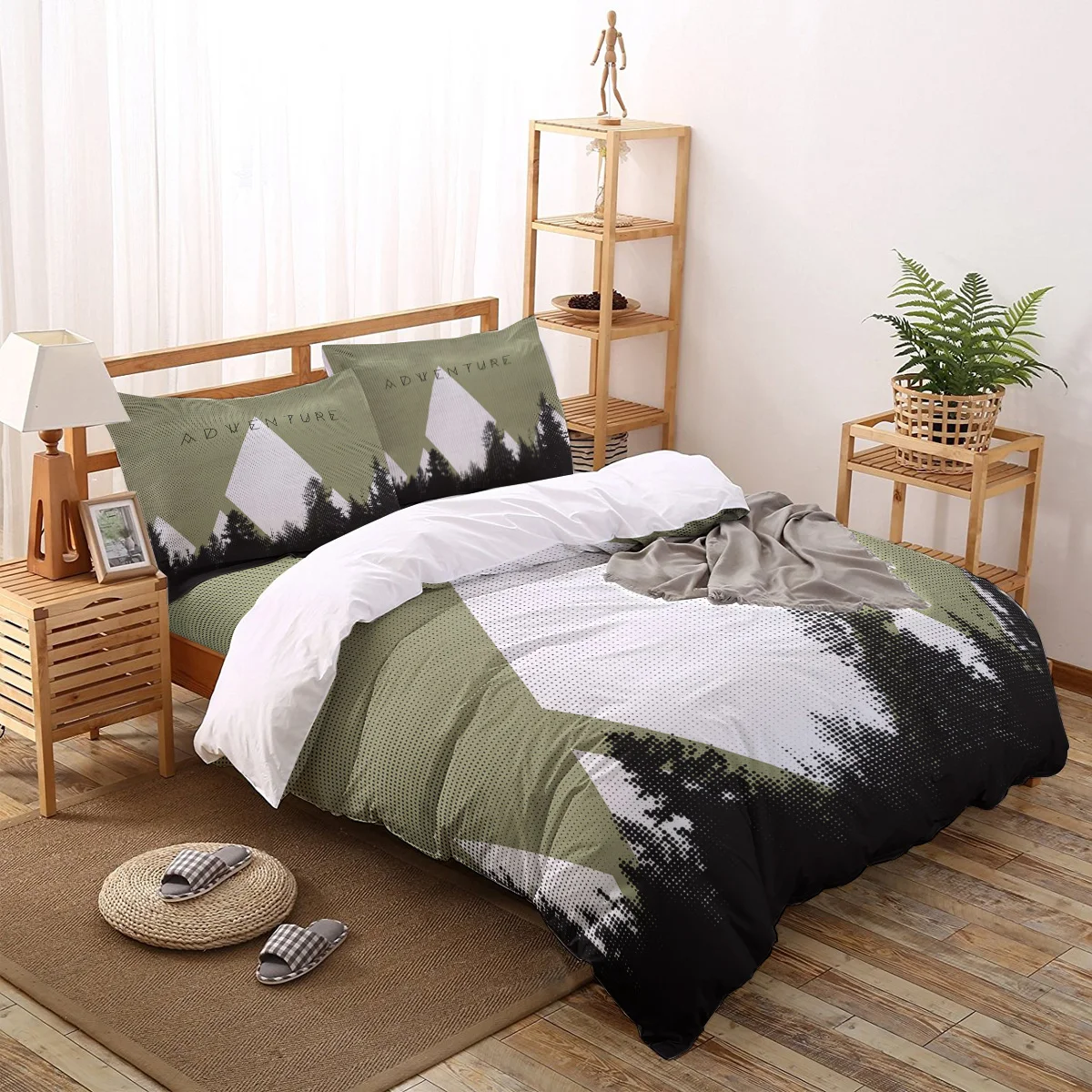 Открытый лес Джордж день рождения 4 предмет комплекты постельных