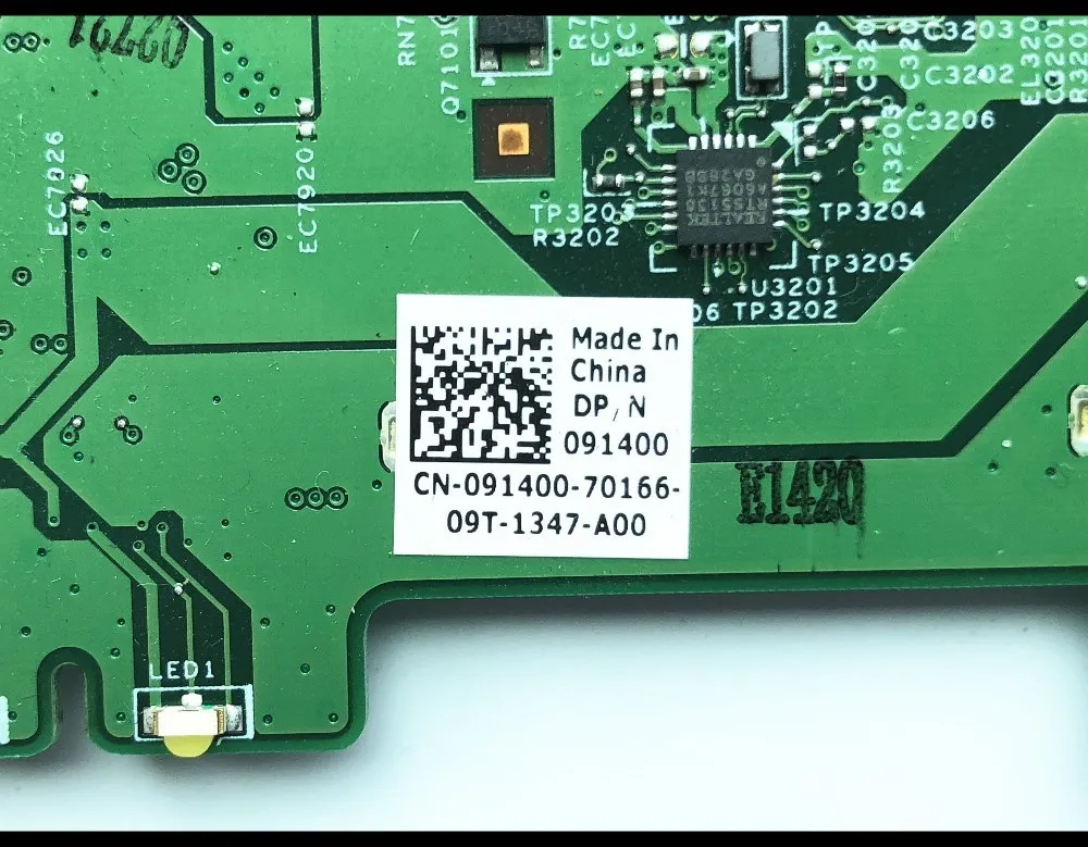 Высококачественная версия для материнской платы ноутбука Dell Insprion N5030 + процессор