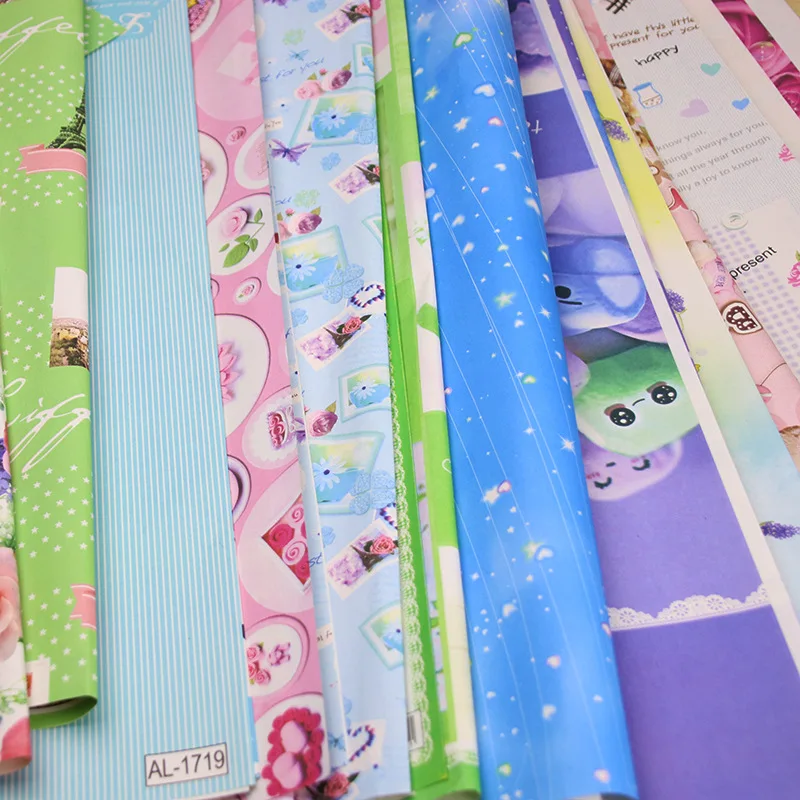 Подарочная упаковка узор Roll Книги по искусству рукоделия Бумага карты решений