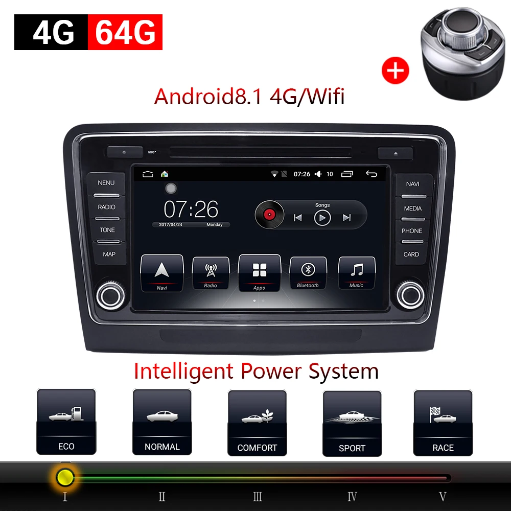 Автомобильный мультимедийный плеер 2 Din Android 8 1 DVD для Volkswagen Skoda superb 2009 2014 дюймов