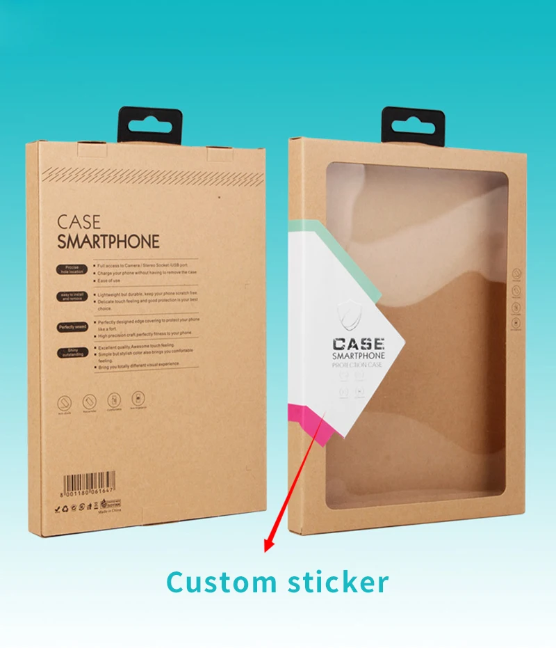 30 шт. оптовая продажа заказных стикеров Роскошная упаковочная коробка для Pad мини
