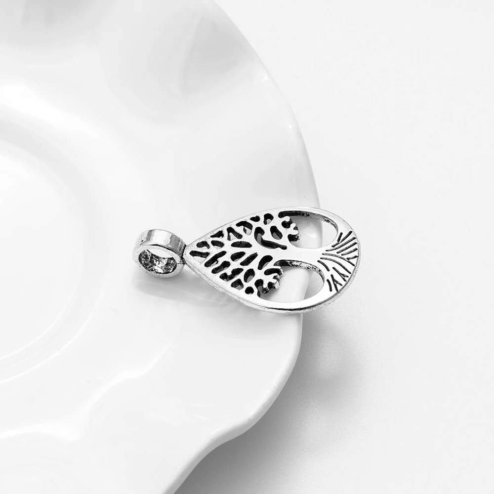 10pcs/lot 21*32mm Charm Drip Tree of Life Jewelry Accessories Necklace Pendant Bracelet | Украшения и аксессуары
