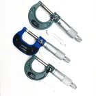 Метрический наружный микрометр 0-25 мм, 0,01 мм, 0-1 дюйм, микрометр 0,001 дюйма, толщина 0,001 дюйма, верньерный Калибр штангенциркуль, измерительные инструменты