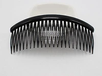 8 black plastic plastic large 24 teeth hair clips side combs pin barrettes 128mm