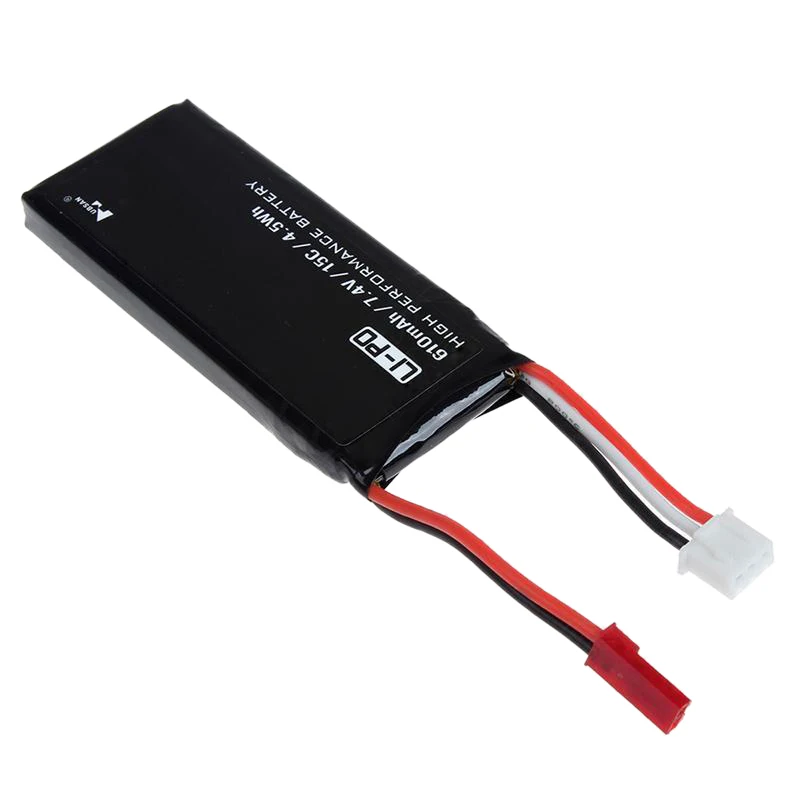 AINY 2pcs запасные 7 4 V 610mAh литий полимерный Батарея для Hubsan X4 H502S H502E FPV RC Квадрокоптер