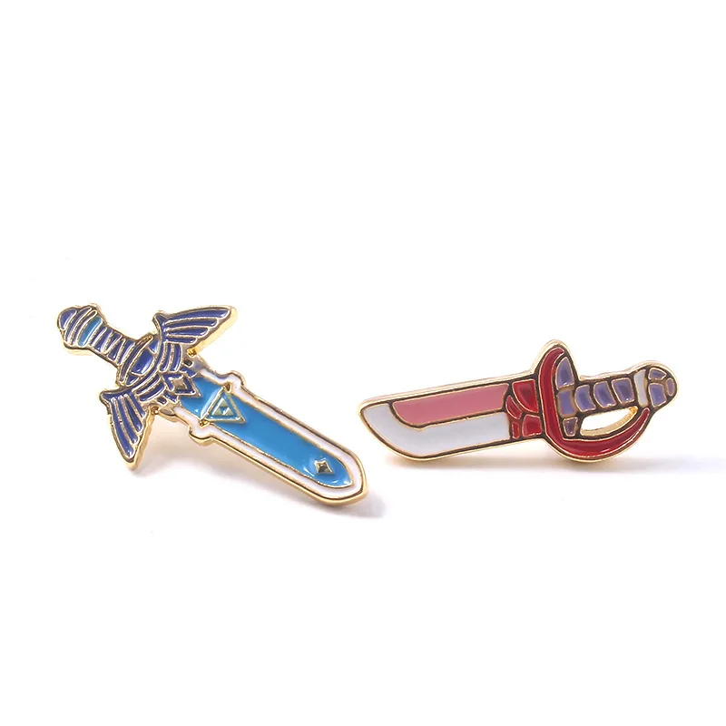 Эмалированные булавки в виде ножа для женщин и мужчин|Броши| |
