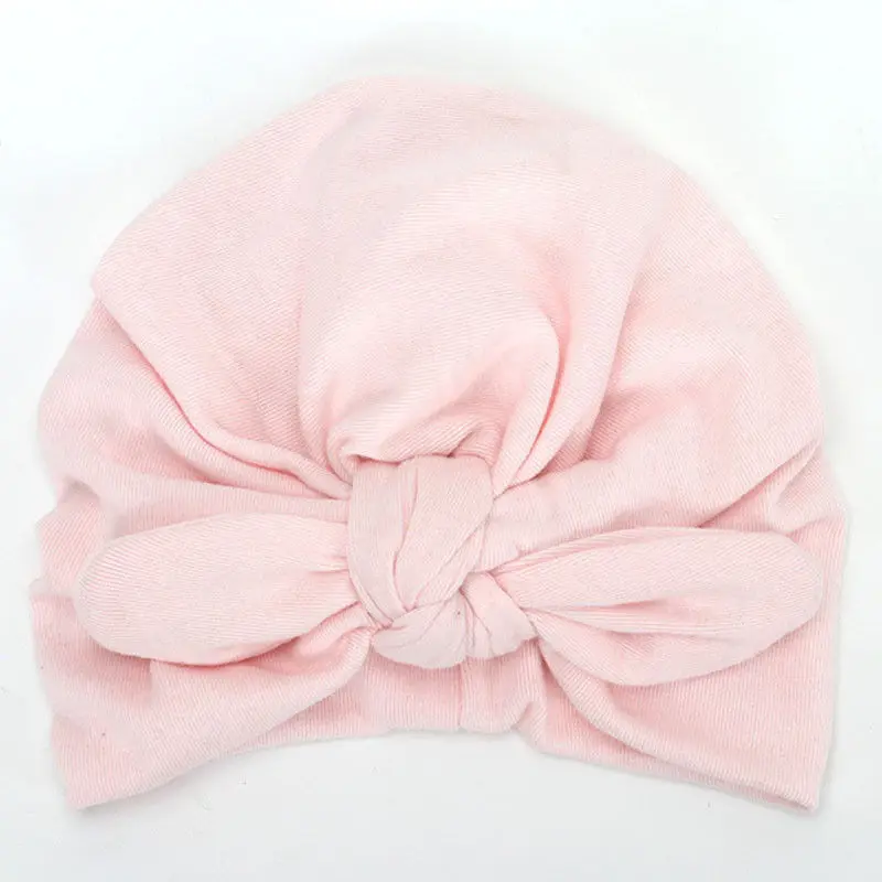 Cute Newborn Toddler Kids Baby Boy Girl Soft Turban Cotton Beanie Hat Cap |