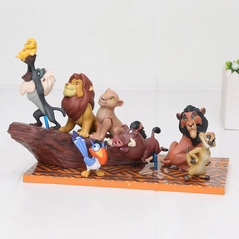 Lion King Король Лев Simba принцесса WCF Русалочка персонажи Мега мир Ариэль Урсула фигурка игрушки - Цвет: Lion King