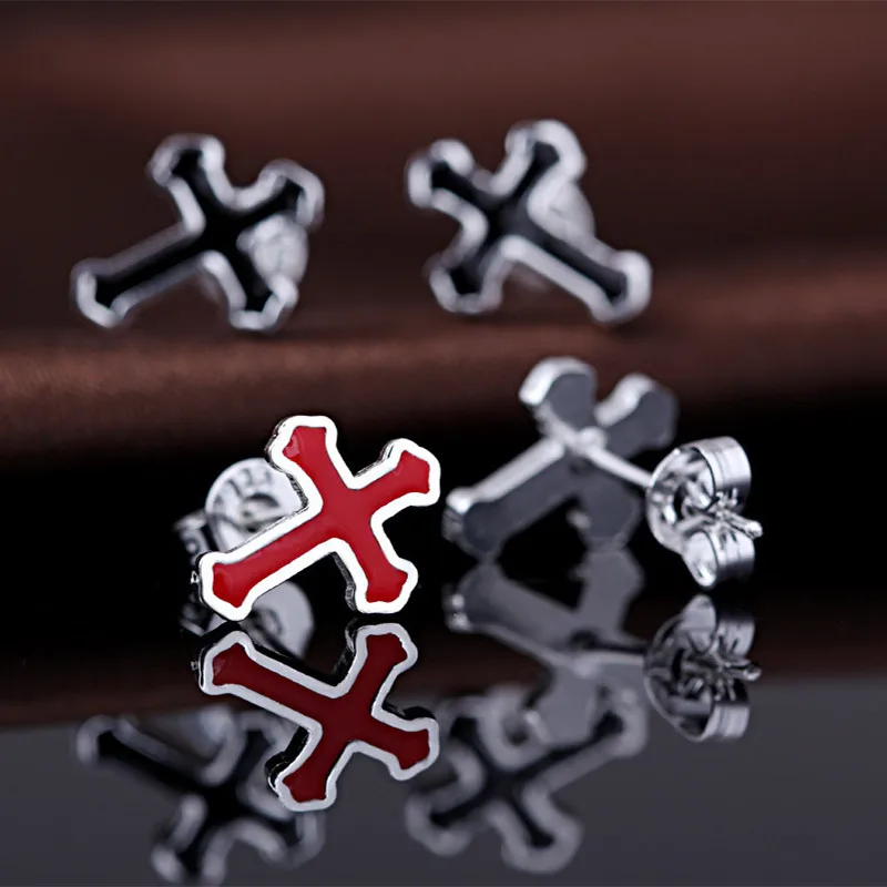 Серьги-гвоздики женские из серебра 925 пробы с эпоксидной смолой гипоаллергенные