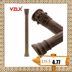 VZLX квадратная деревянная аппликация наклейки с резьбой угловой Onlay Неокрашенная мебель для винтажного домашнего декора двери шкафа украшения дома