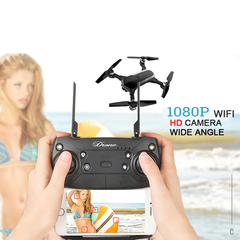 Мини карманные профессиональные Дроны с камерой hd селфи складной